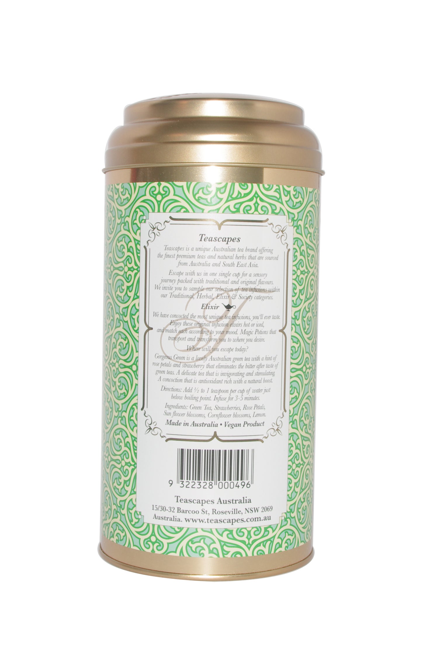 Gorgeous Green Tea 200g Tin