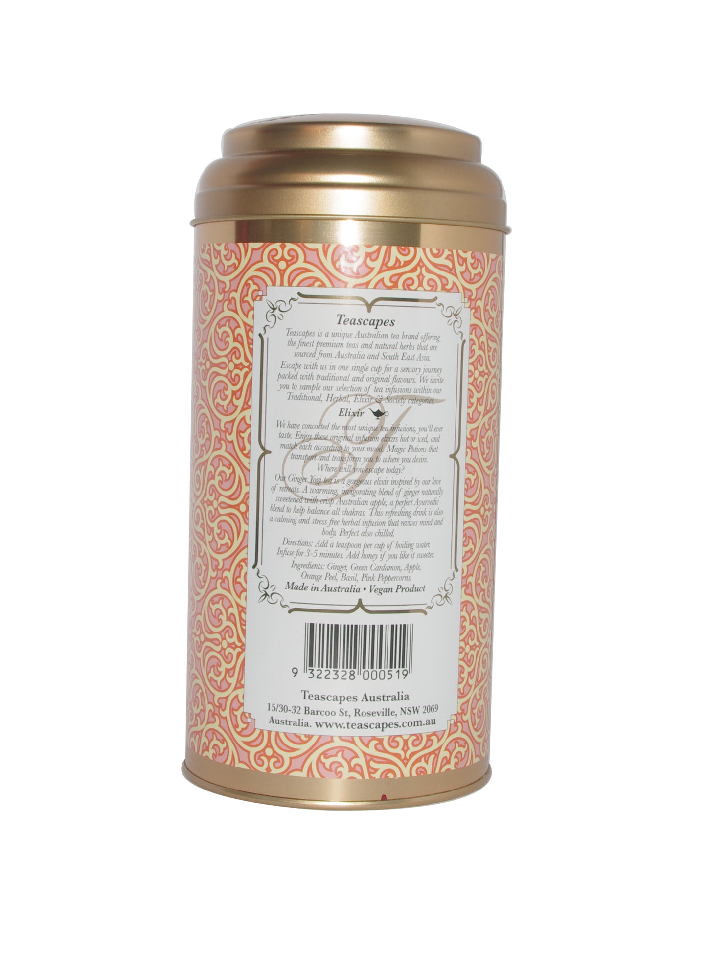 Ginger Yogi Tea 250g Tin
