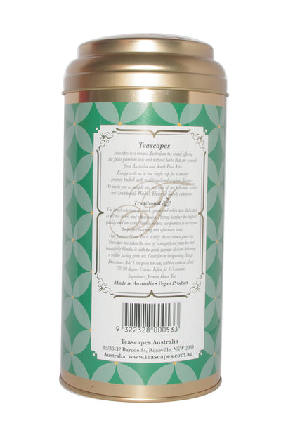 Jasmine Green Tea Organic 200g Tin