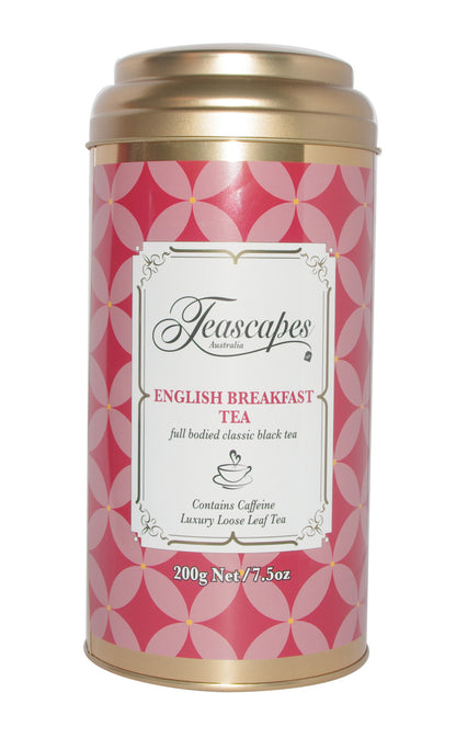 English Breakfast Organic Tea 200g Tin