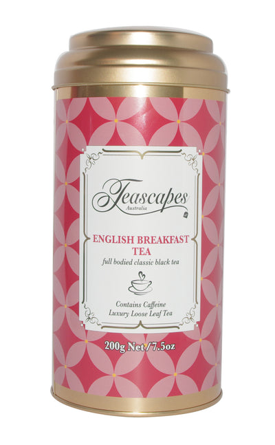 English Breakfast Organic Tea 200g Tin
