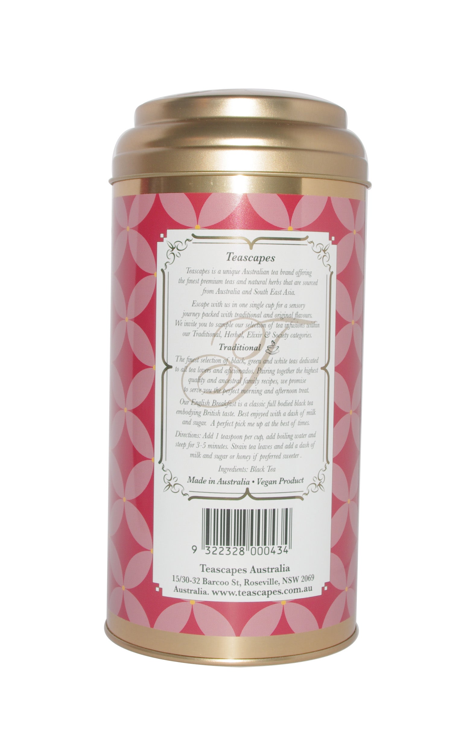 English Tea Shop Organic Wellness Tea Tin