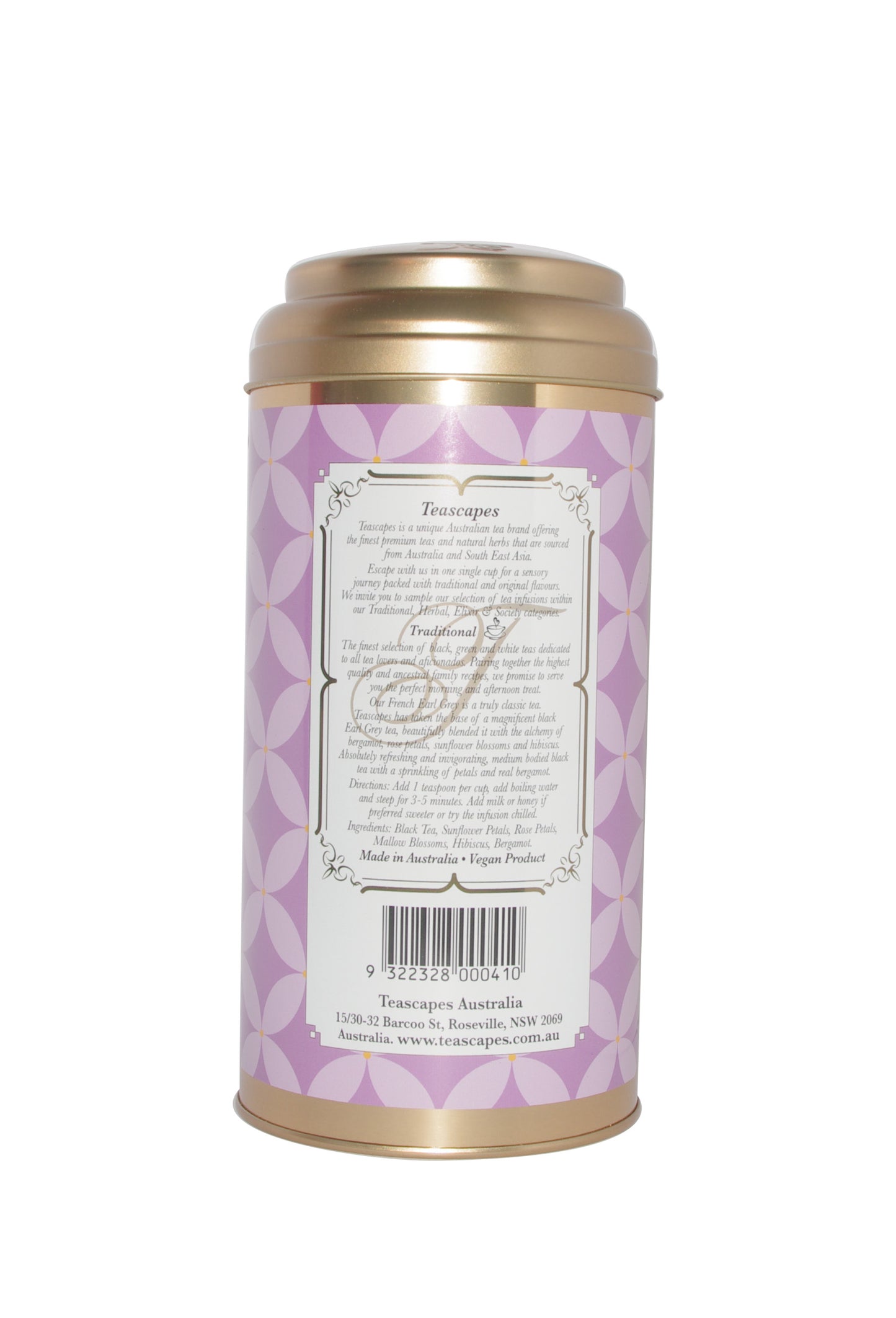 French Earl Grey Tea 180g Tin