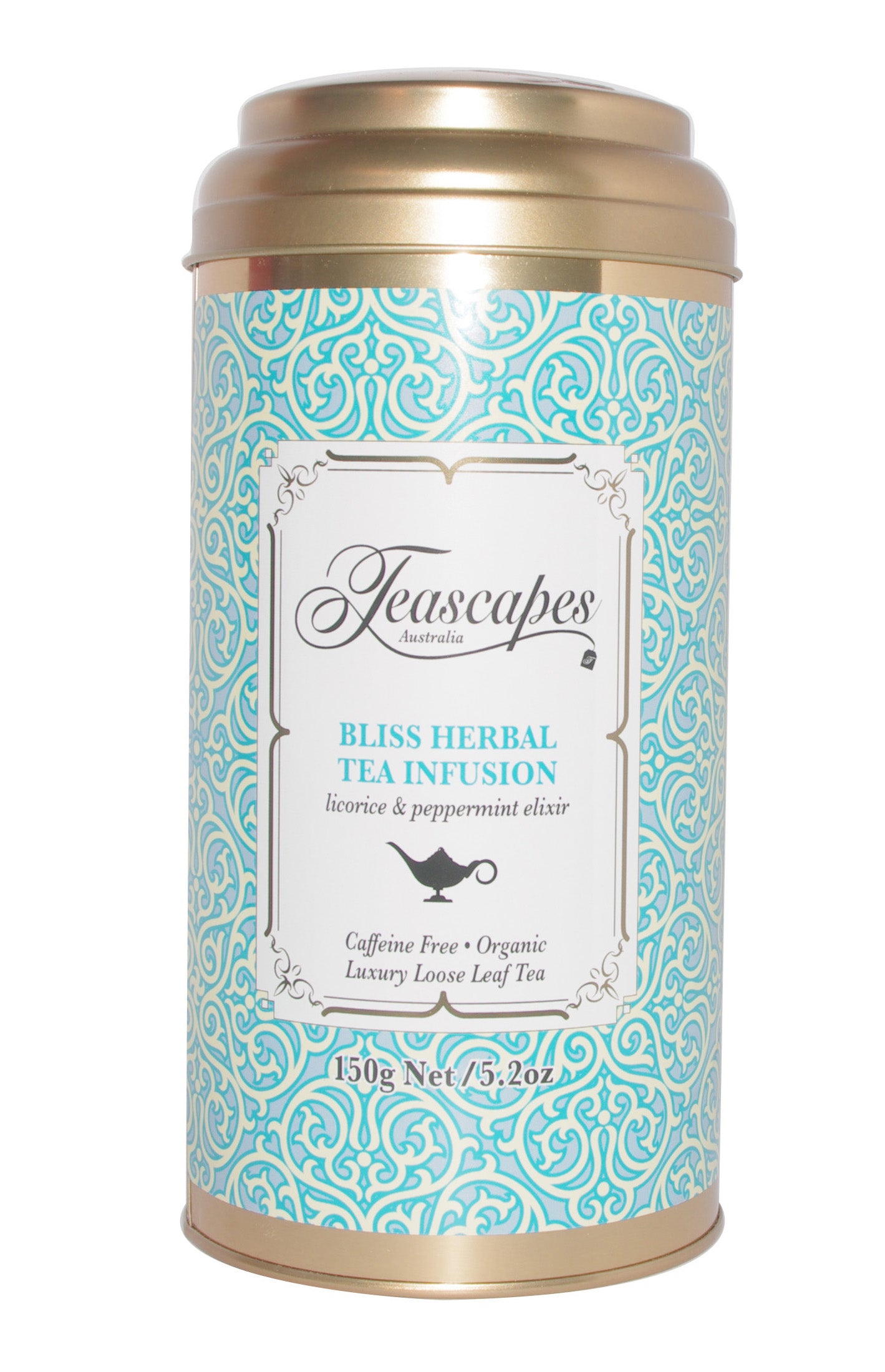 Bliss Herbal Tea Infusion, Licorice  & Peppermint 150g Tin