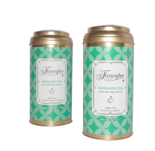 Peppermint Organic Tea 80g Tin